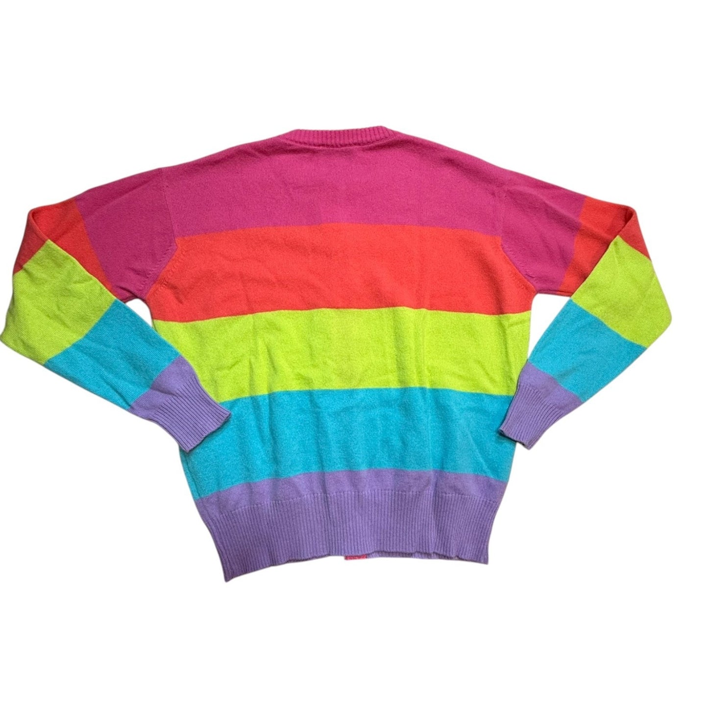 Vintage Lilly Pulitzer Cashmere Sweater Set Rainbow Cardigan Shell Small Women's