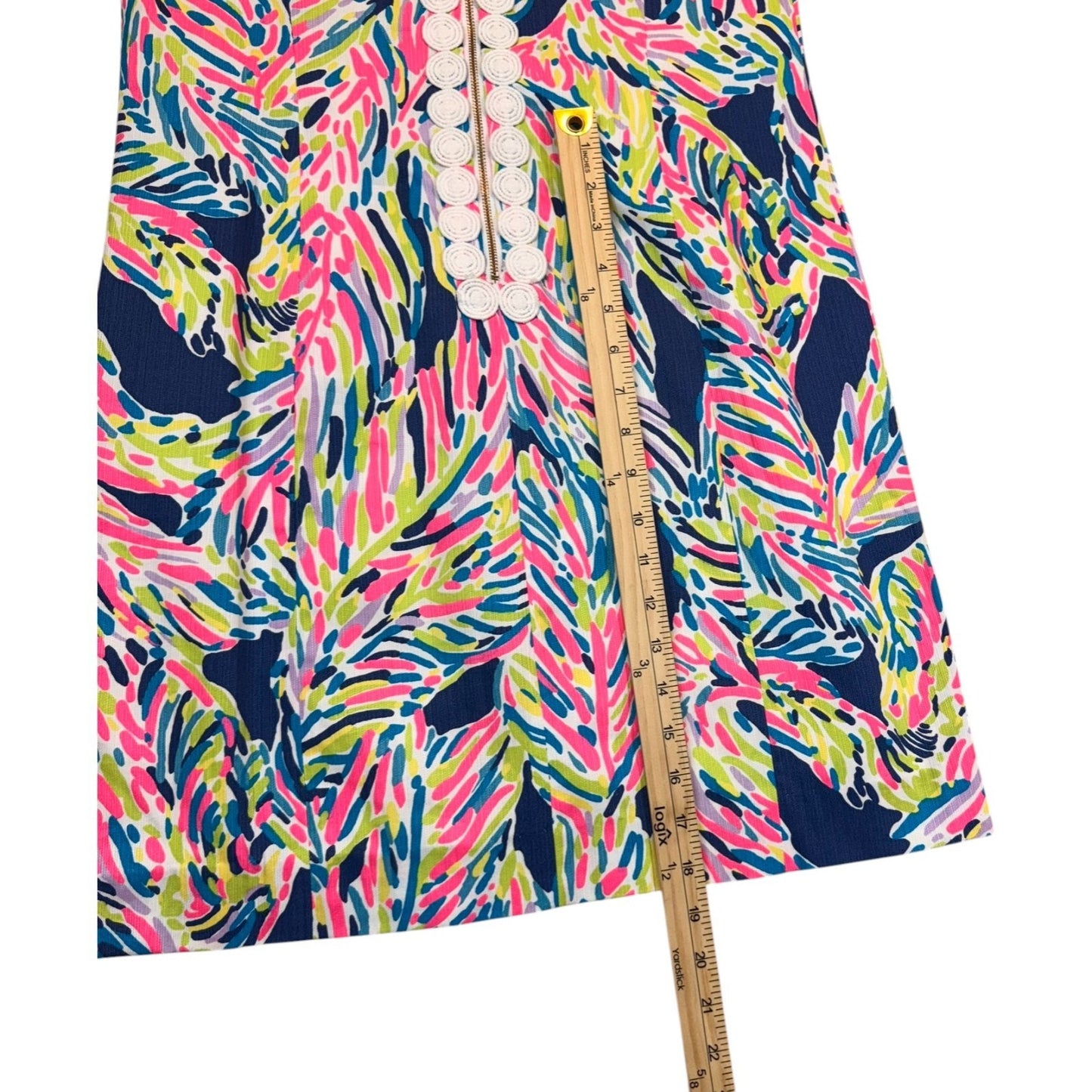 NEW Lilly Pulitzer Women's Size 4 Sleeveless Tropical Sundress Dress 100% Cotton