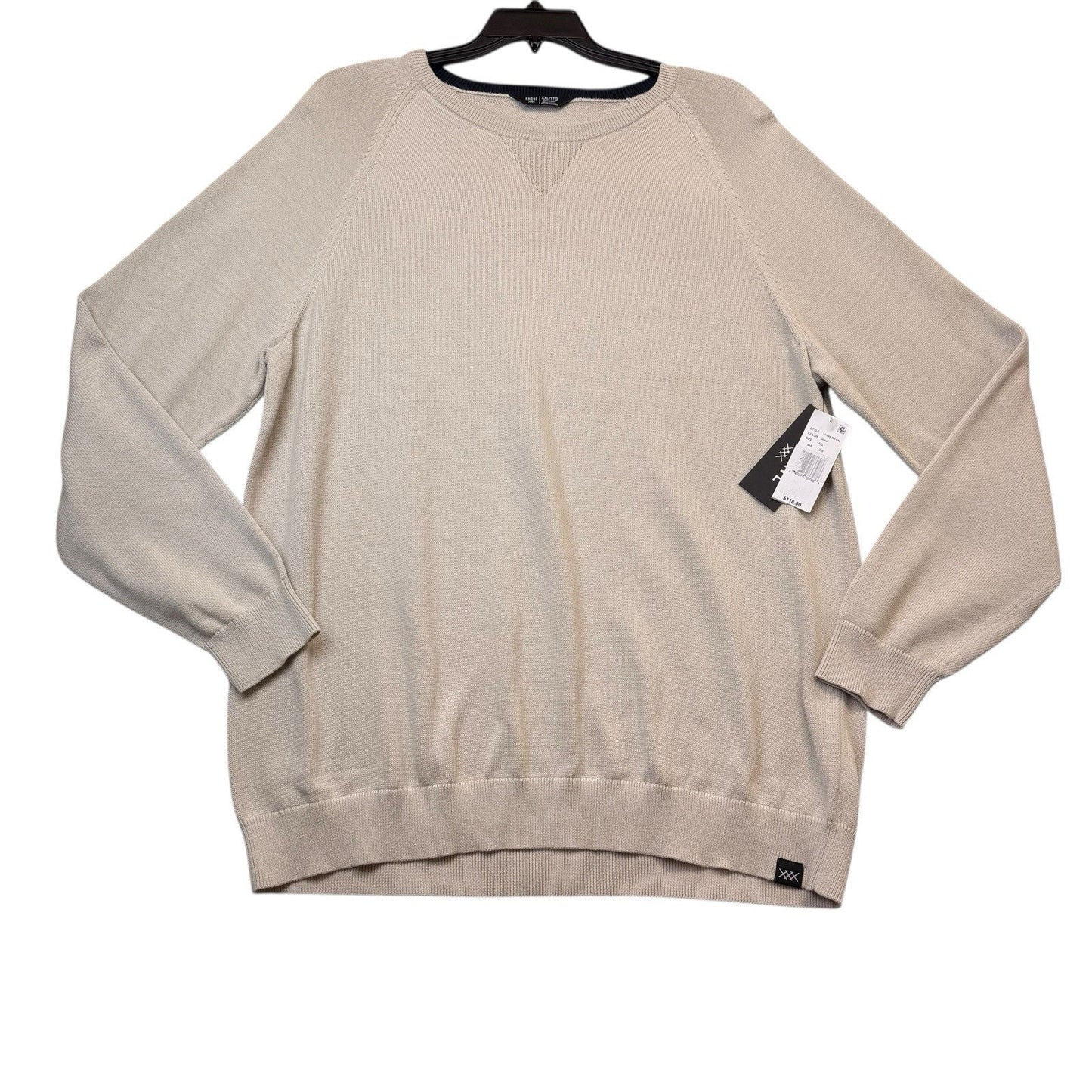 Rhone Dubliner Crewneck Sweater 2XL NWT Raglan Stone Beige $118 Women's