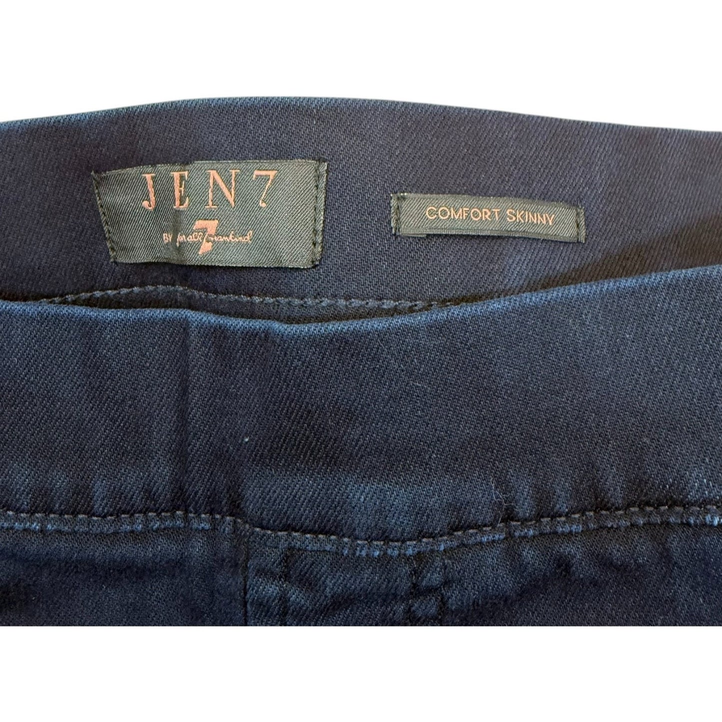 NEW Jen7 Women's Size 4 Comfort Skinny Dark Blue Denim Pull-on Jeans MSRP $60
