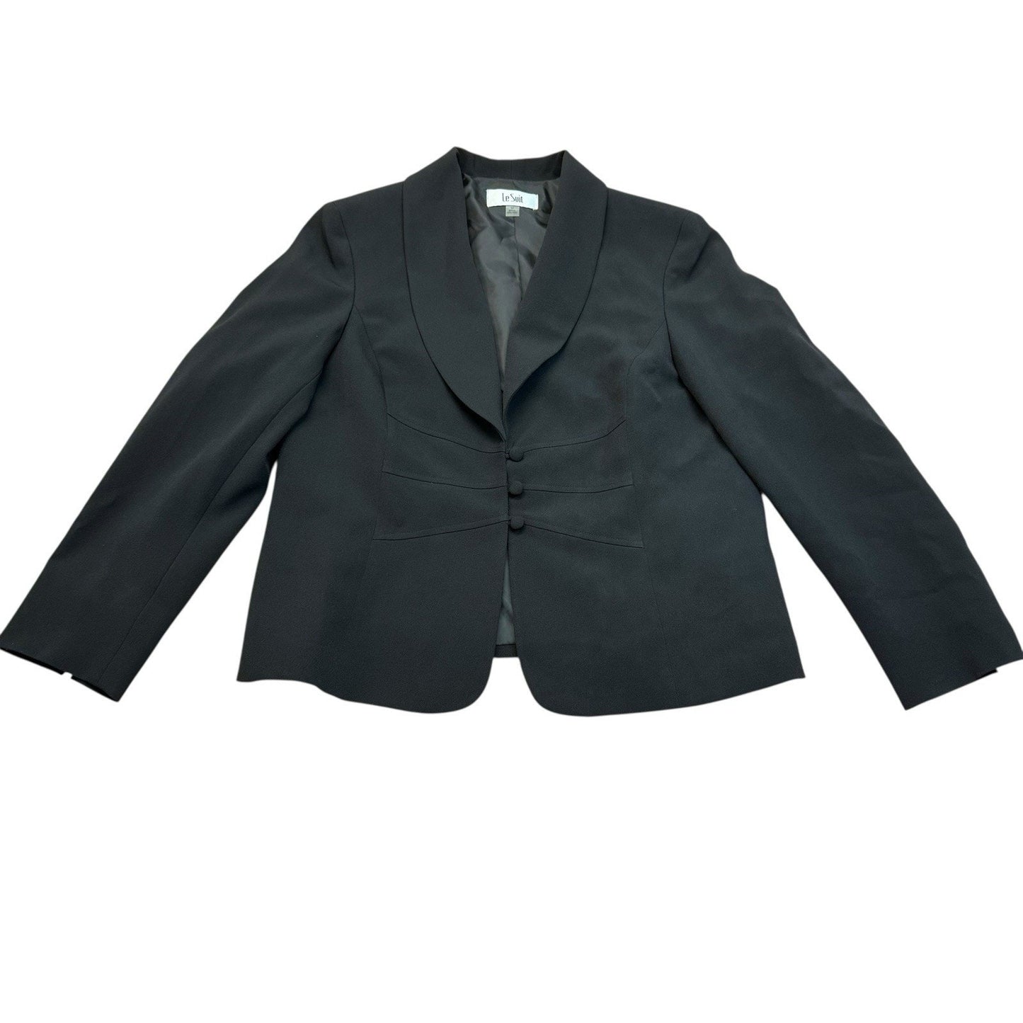 Le Suit Women’s Black Skirt Suit, Set | Size 14 | Career / Business