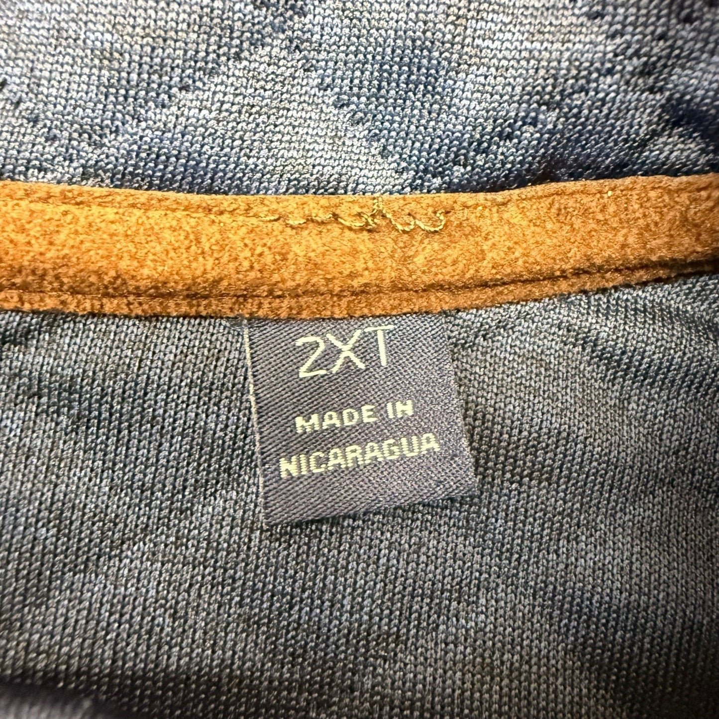 Cremieux Quilted Zip Vest Blue Tall Man 2XT New With Tags Men's