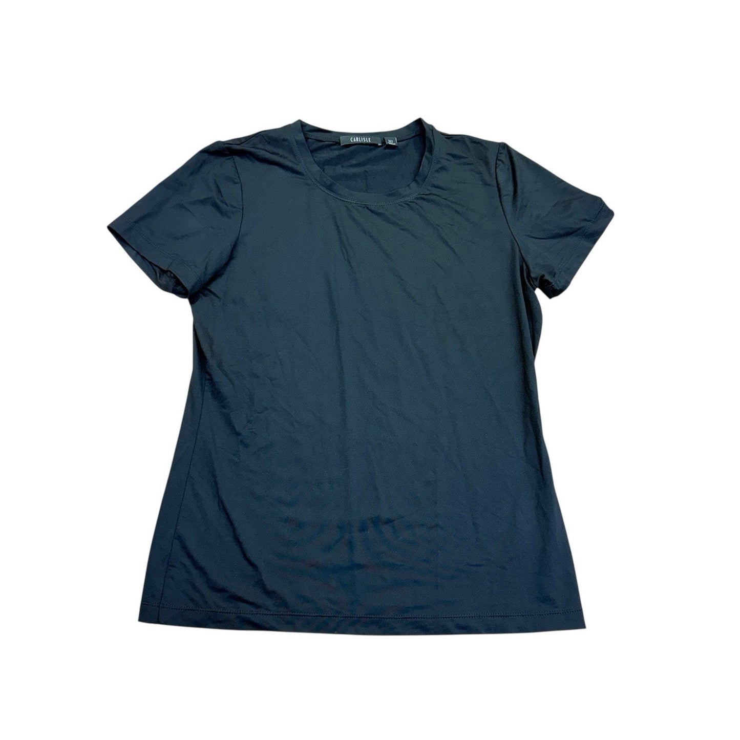 Carlisle Black Short Sleeve Knit T-Shirt Women's Small