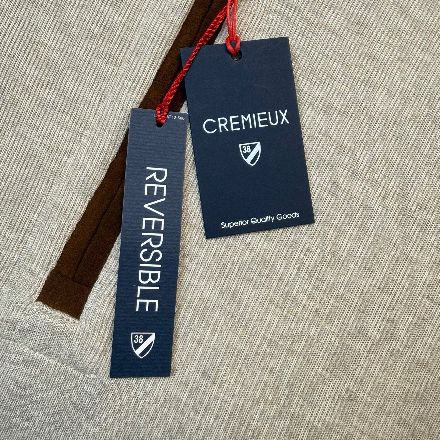 Cremieux Reversible Pullover Sweater Men’s Medium Cotton Modal NWT