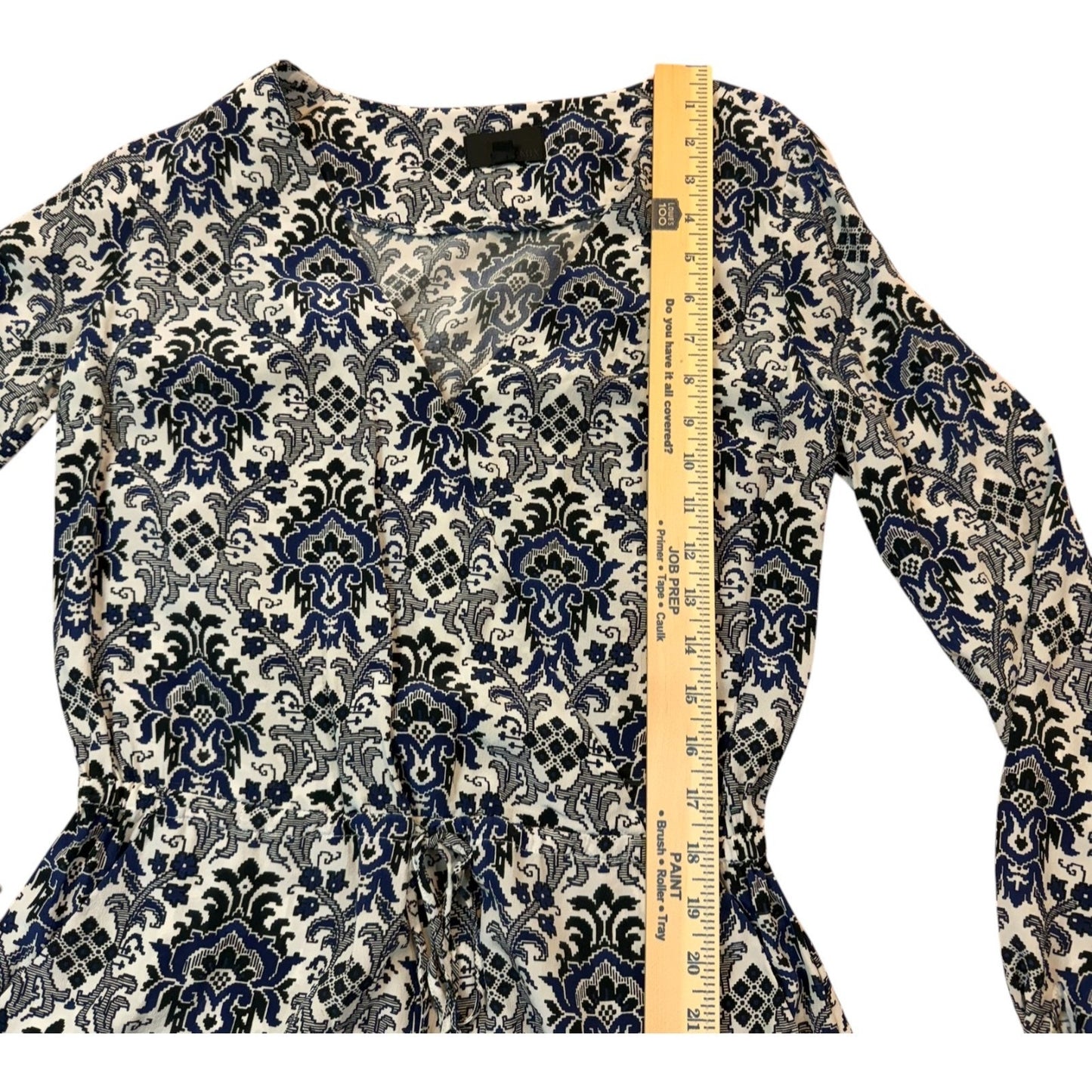 Inter Mix Women's Romper Small Long Sleeve Gorgeous Pattern