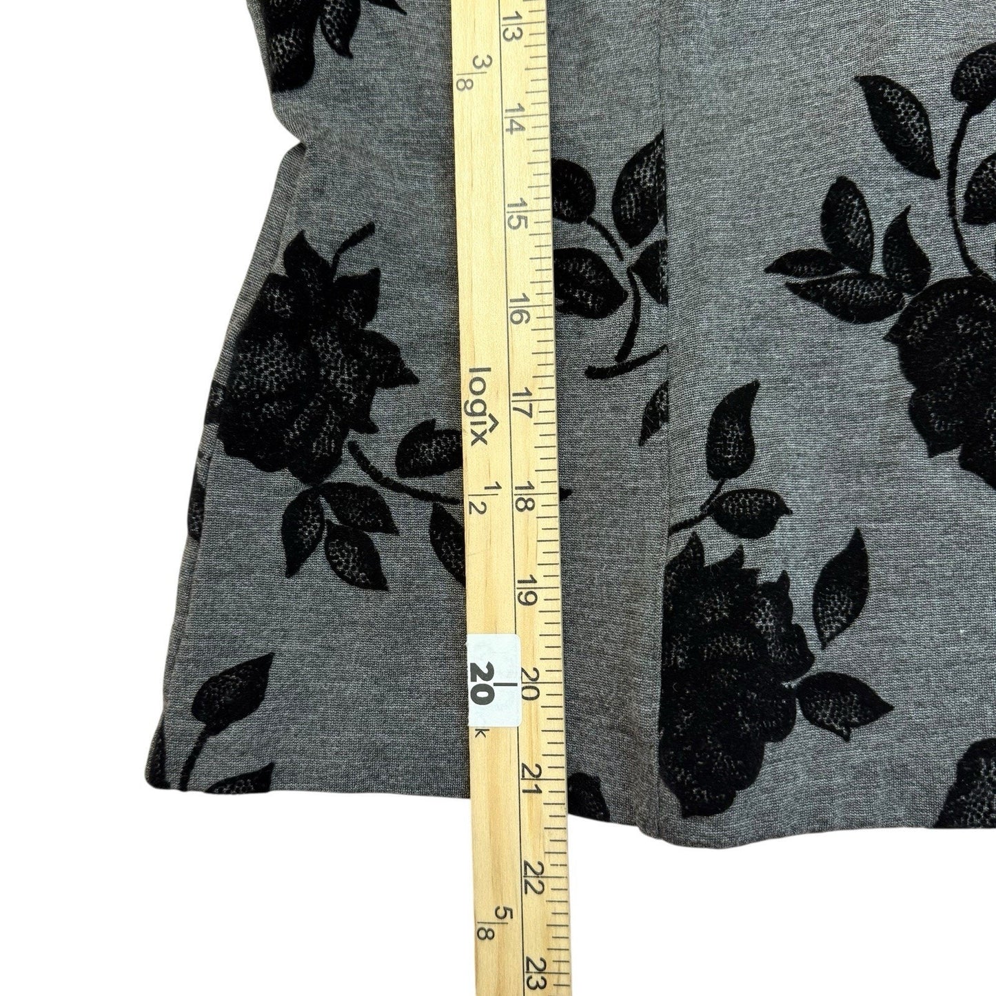 White House Black Market 2-Piece Suit, Set Gray Black Women's Size 12 Skirt 14