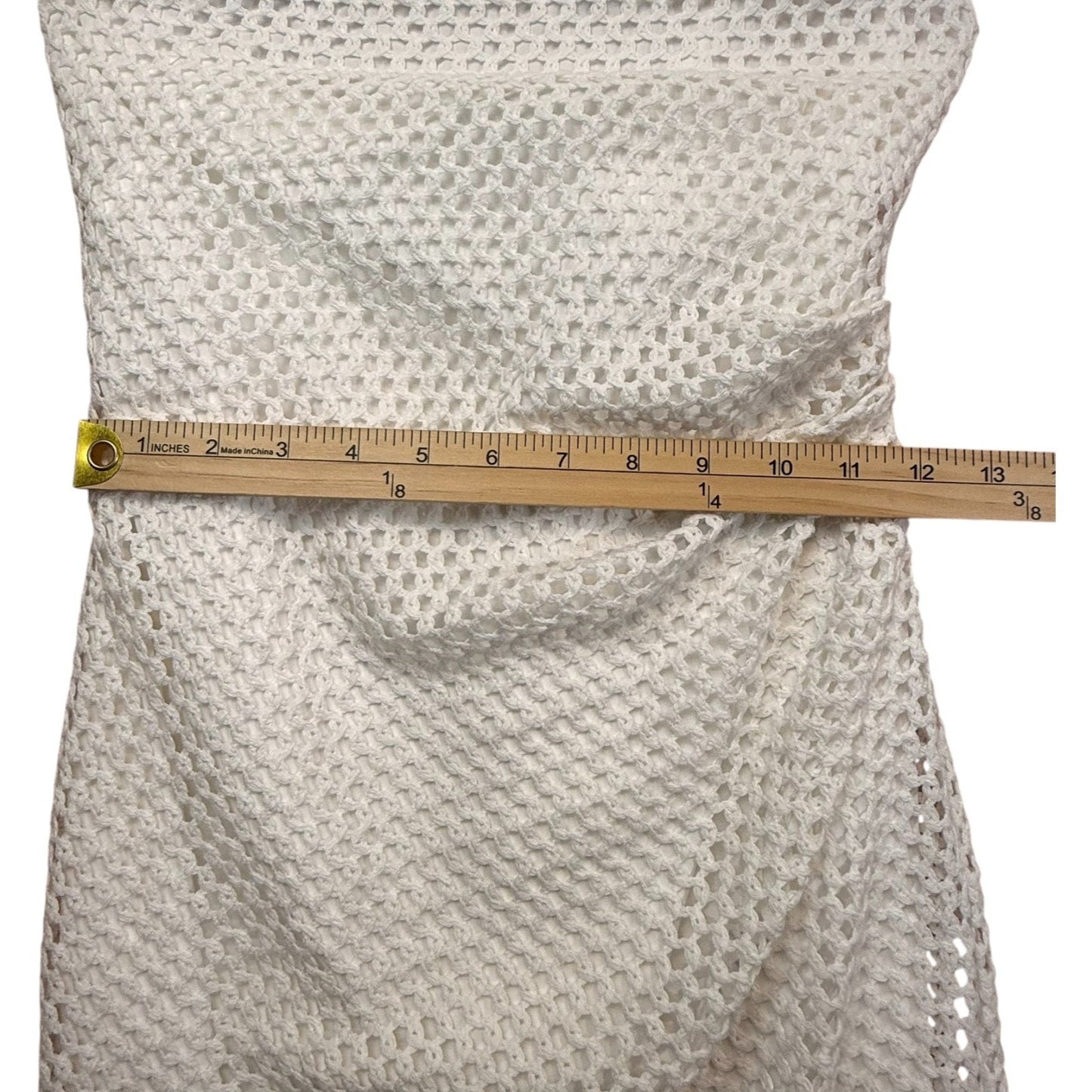 Amanda Uprichard Women's Size XS One-Shoulder White Asymmetrical Mesh Dress