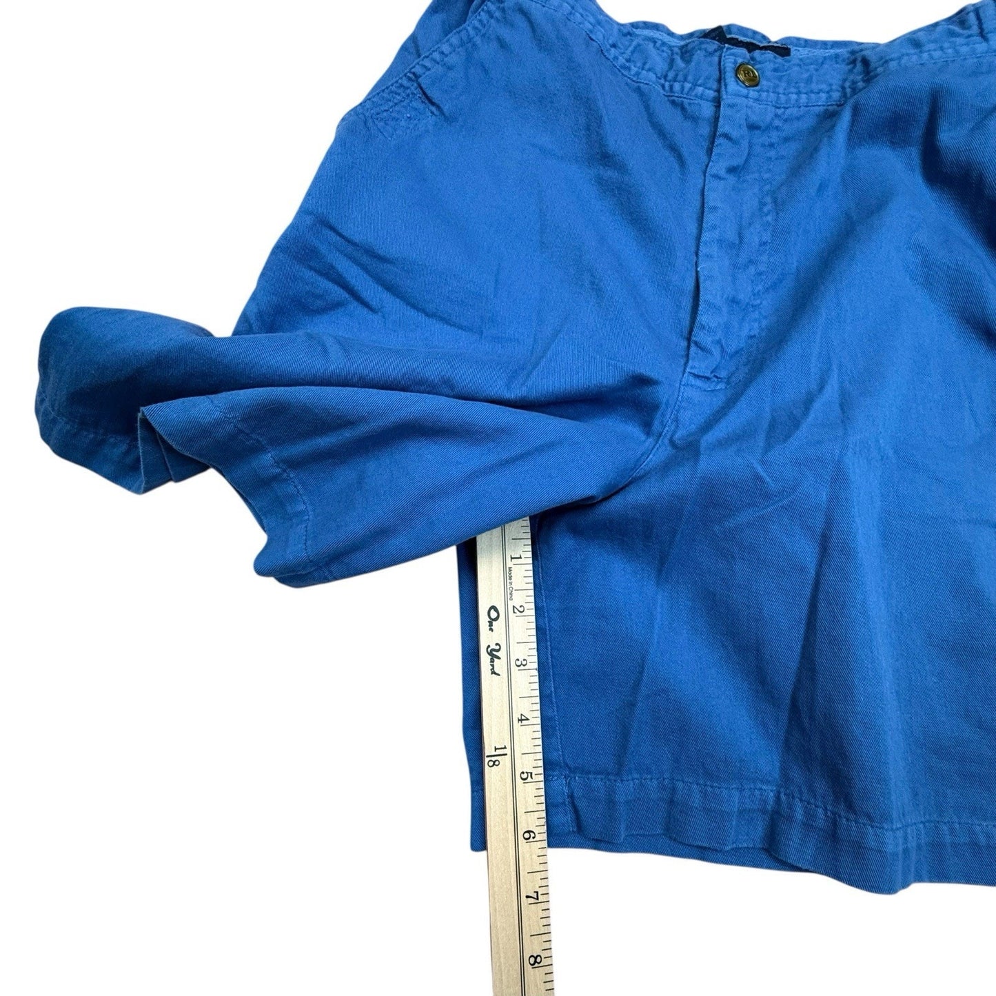 Vintage Y2K Ralph Lauren USA Shorts Women’s 6 Blue High Rise Cotton