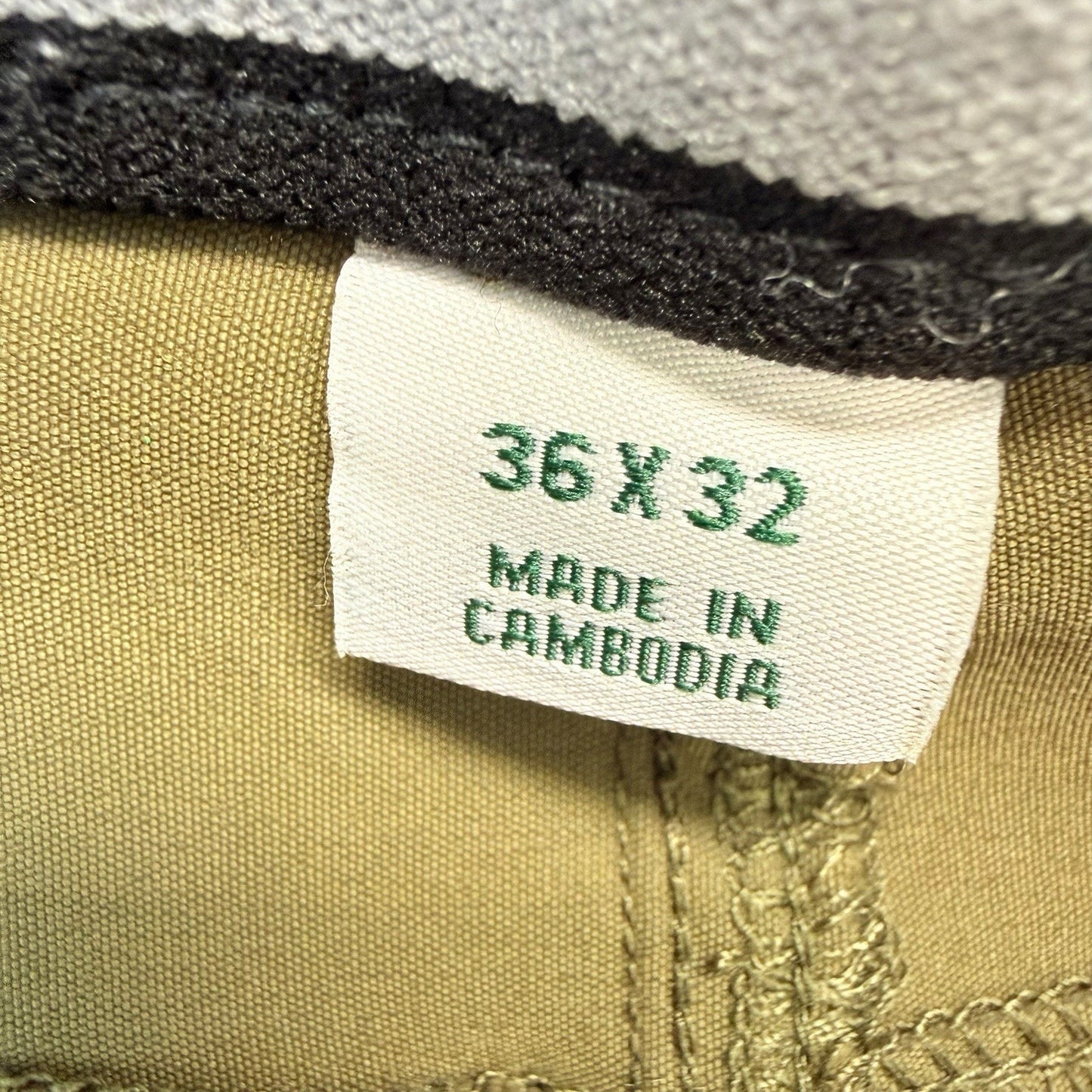 Orvis 36x32 Olive Stretch Water Repellent Pants Nylon Women's