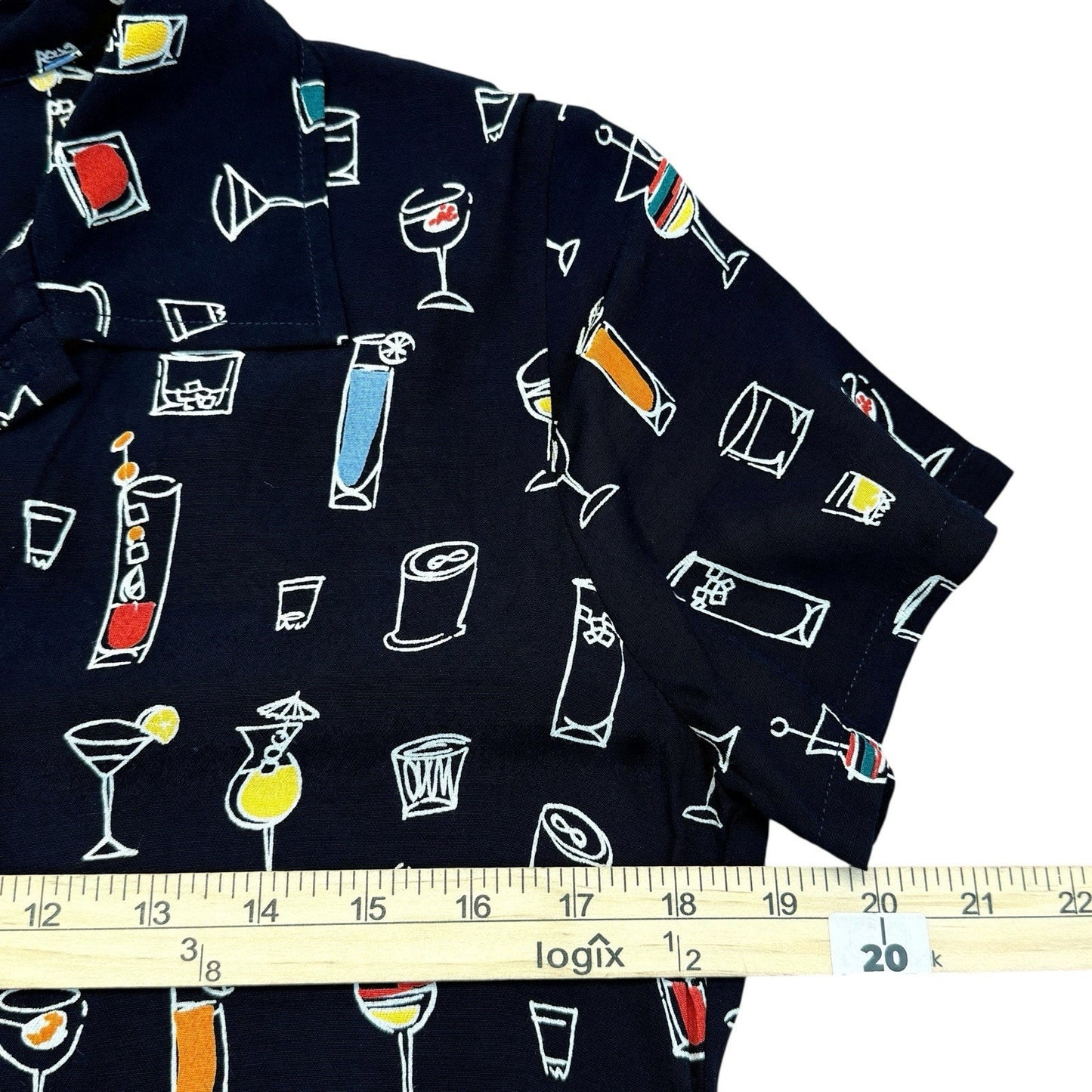 Vintage 90s David Dart Black Cocktail Print Maxi Dress XS Short Sleeve Women's