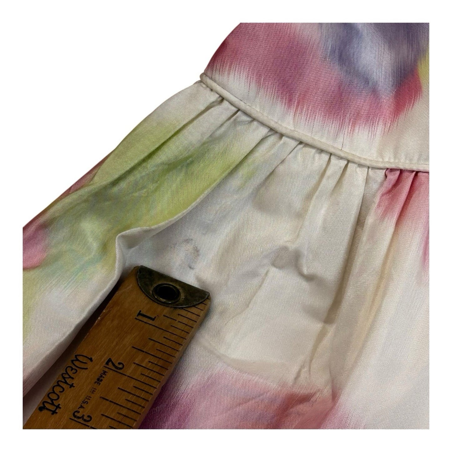 Bill Blass Neiman Marcus Vintage Floral Dress Womens Made USA 1980's