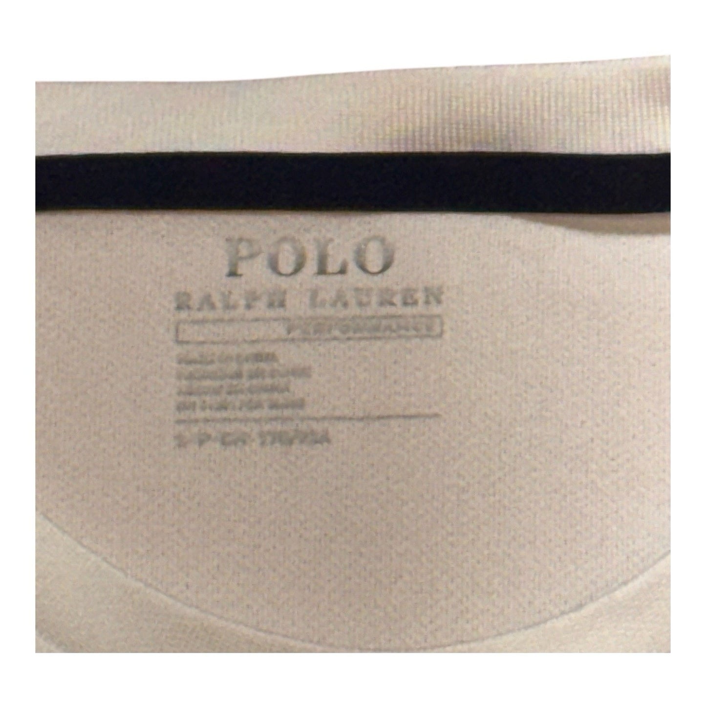 Polo Ralph Lauren Tennis 18 U.S. Open T-Shirt Small White Performance Logo Men's