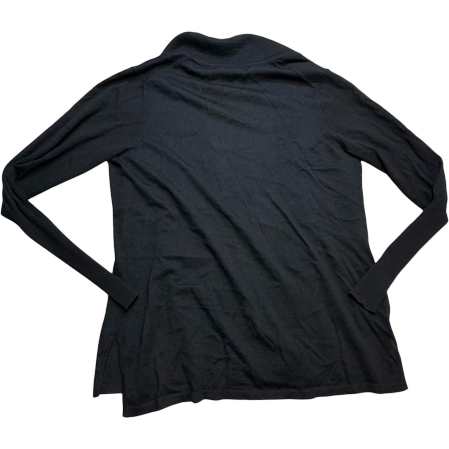 Carlisle Collection Black 100% Cashmere Open Front Cardigan Women's Size S