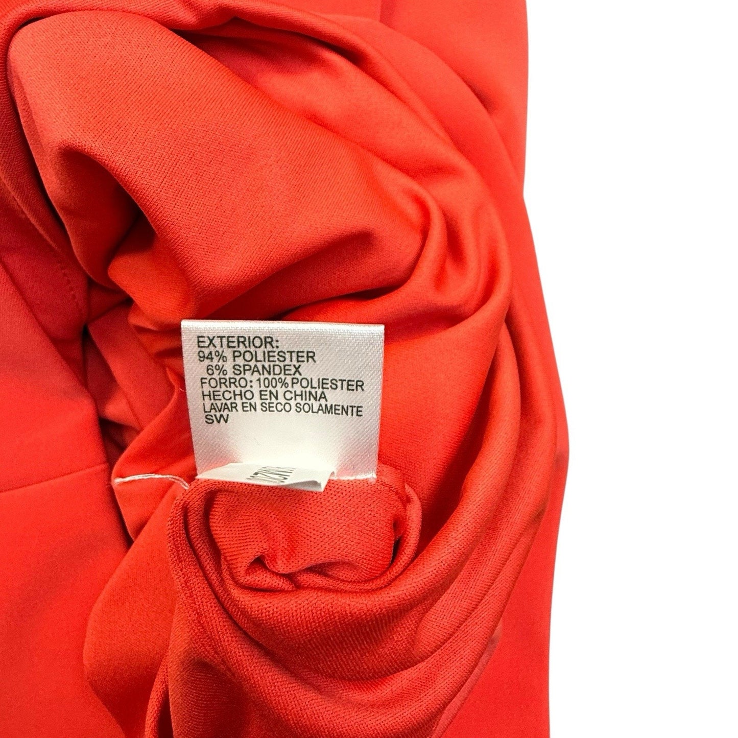 Antonio Melani Coral Eyelet Sheath Dress 3/4 Sleeve Size 12 Women's
