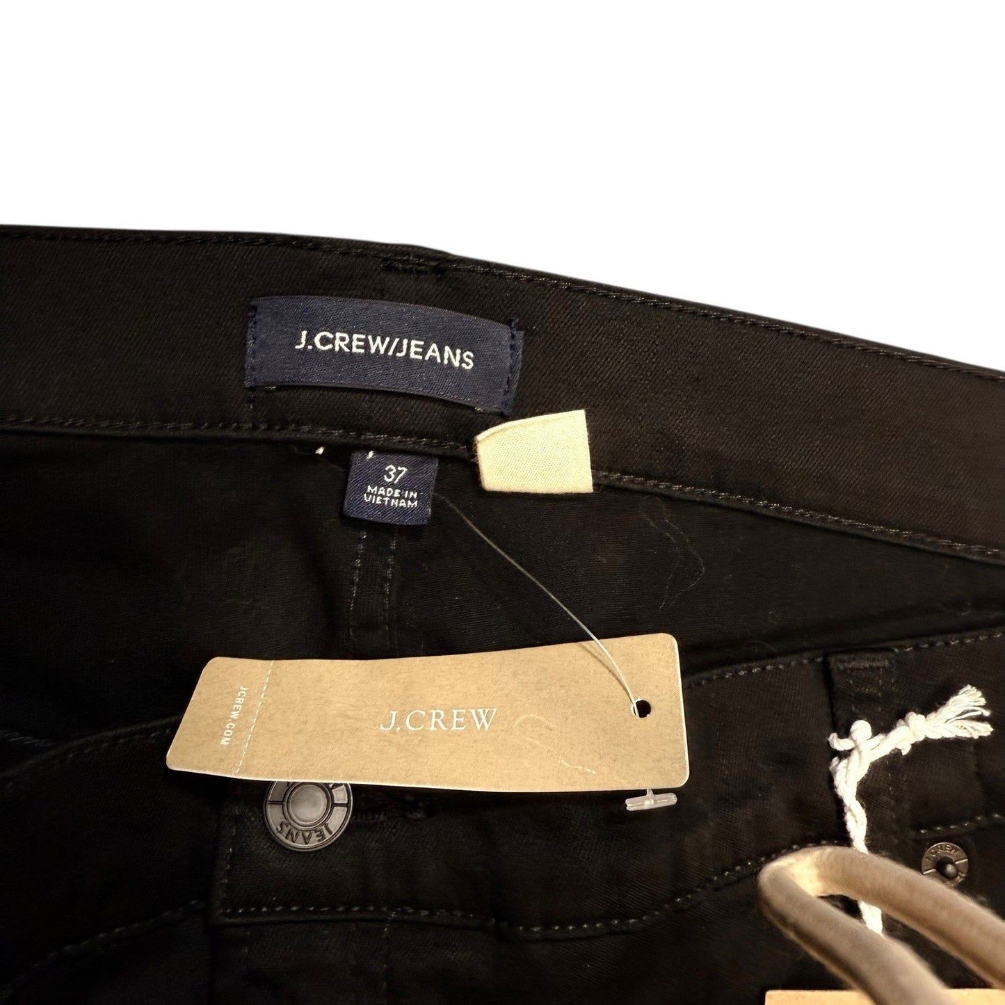 J.Crew Jeans Women’s Size 31 Tall Black Slim Straight Stretch Denim NWT