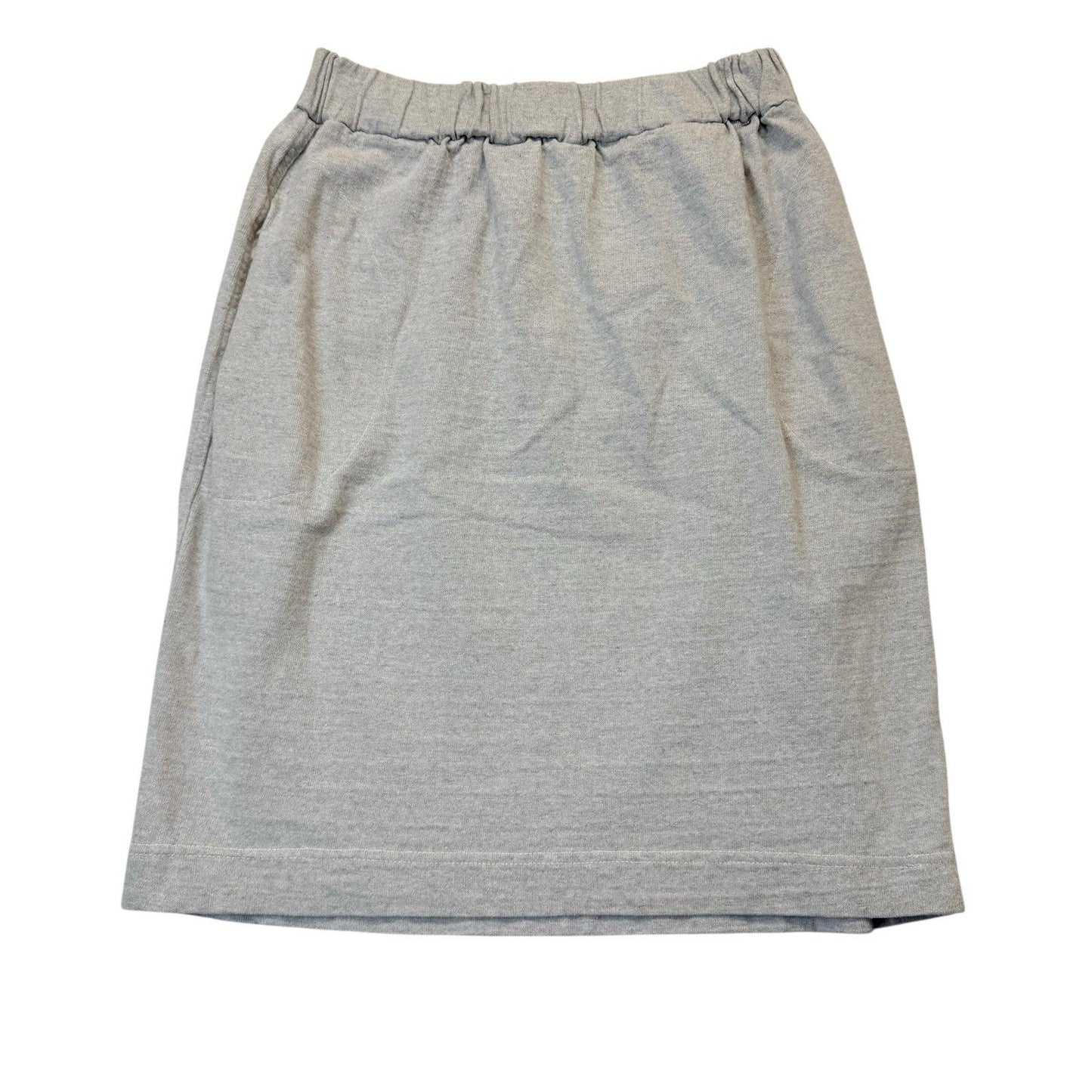 CP Shades Gray Knit Skirt Women's Size M Elastic Waist Casual Minimalist