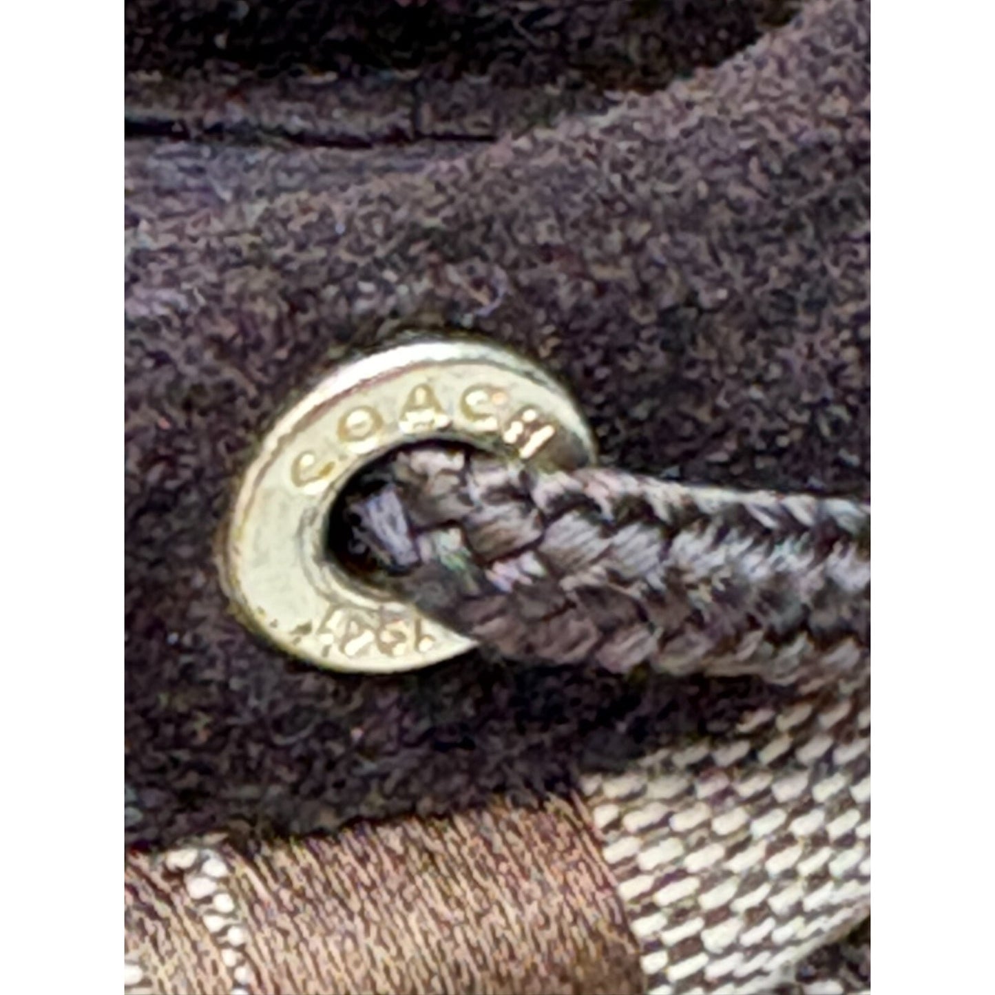 Coach Women's Size 6 1/2 Juniper Suede Winter Brown Boots Shoes