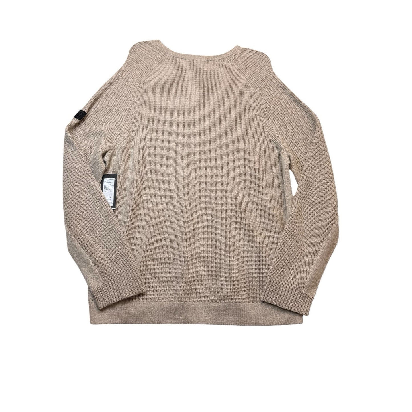 Men's Rhone Walden Waffle Knit Sweater XXL NWT Wool Cashmere Beige $178