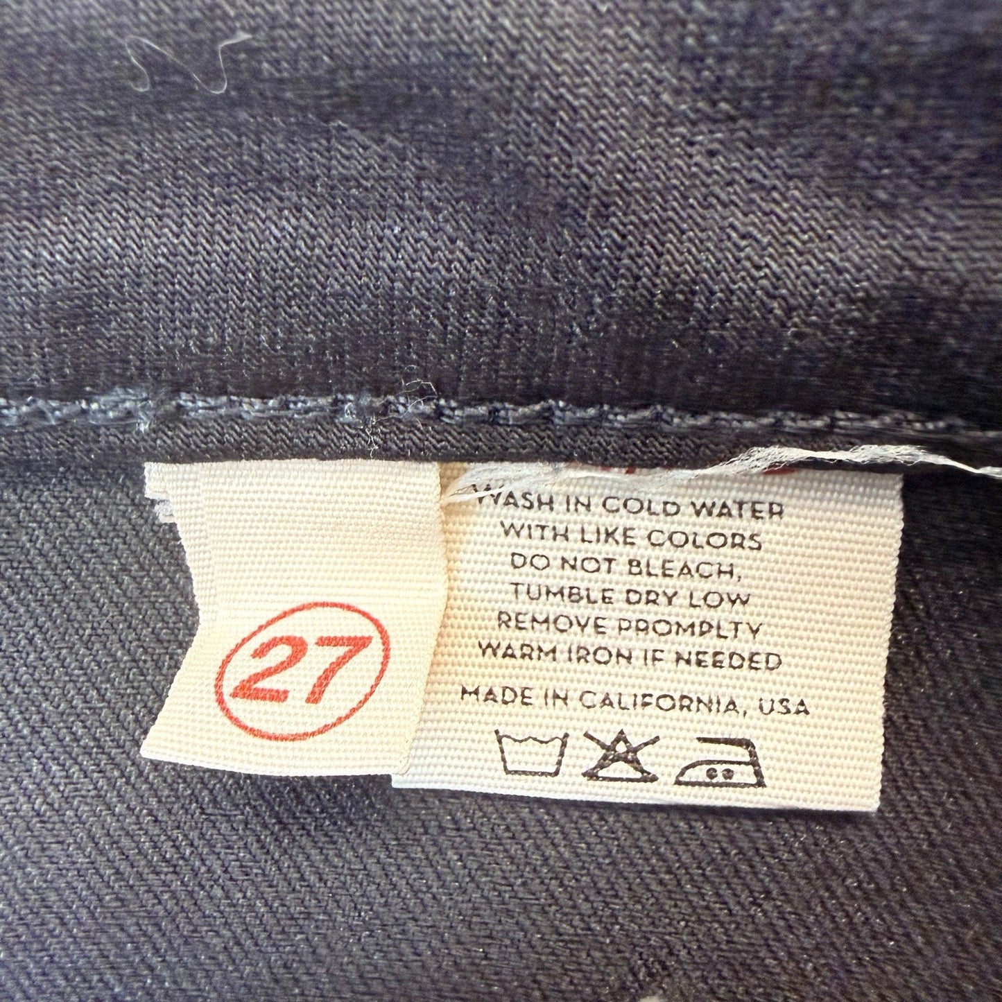 J Brand Black Sea Skinny Jeans Size 27 Made in USA Women's