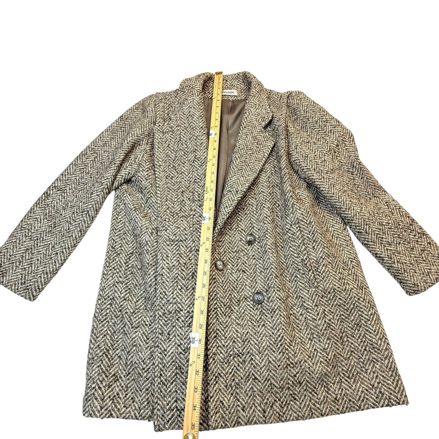 Vintage Forecaster of Boston Wool Tweed Coat 16 USA Women's