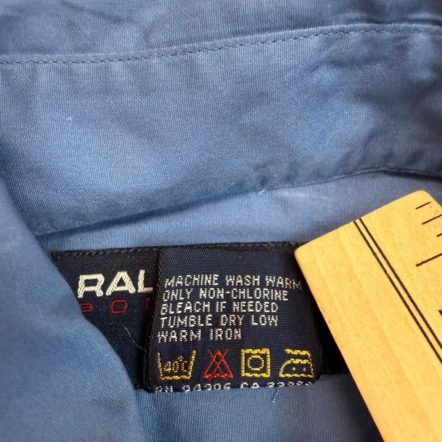 Vintage Polo Ralph Lauren Sleeveless Button-Up Shirt Blue Logo Size 4 Y2K Women's