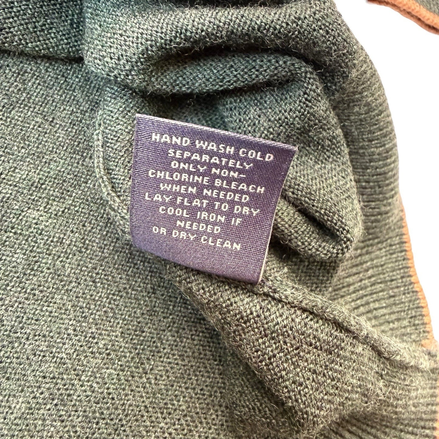 Hart Hart Schaffner Marx Big Man Merino Wool 1/4 Zip Sweater 2XB NWT $115 Green Men's