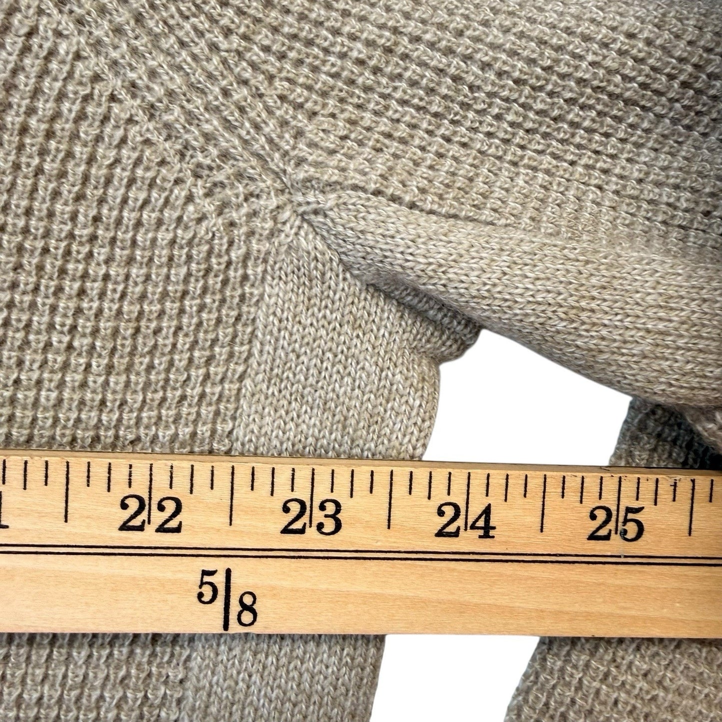 Men's Rhone Walden Waffle Knit Sweater XXL NWT Wool Cashmere Beige $178