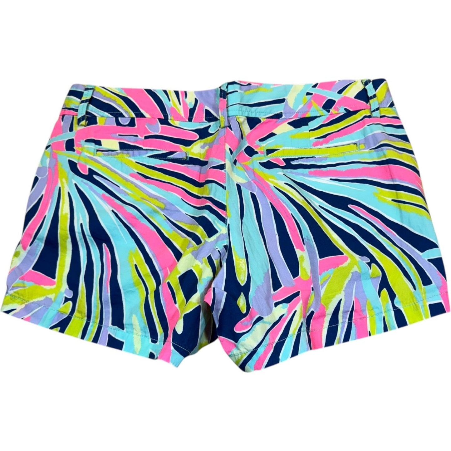 Lilly Pulitzer Women's Size 16 Vibrant Print The Callahan Shorts 100% Cotton