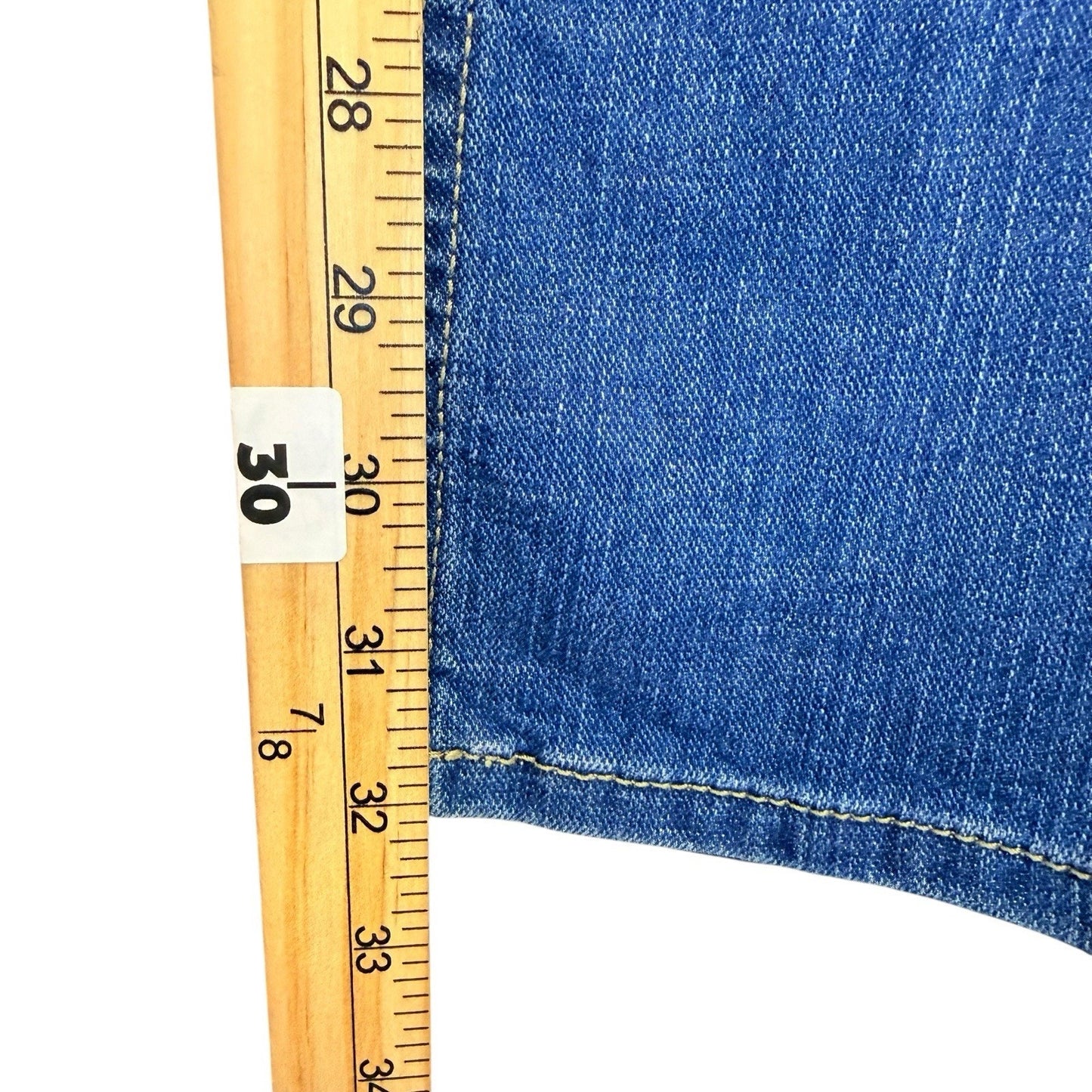 Burberry London Bootcut Jeans Size 4 Blue Made in Italy Women's