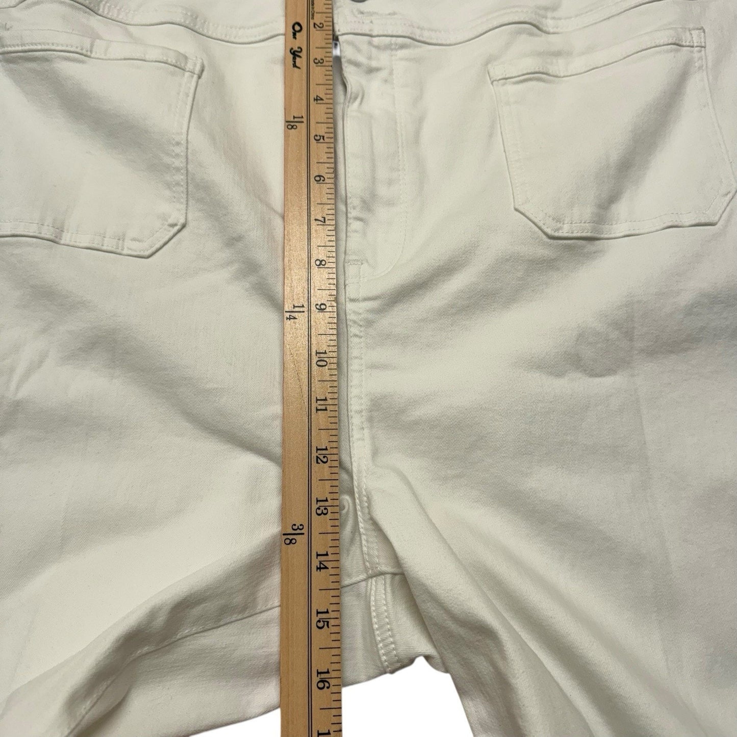 NYDJ Women’s Size 24W White Jeans Lift Tuck Stretch Wide Leg NWT