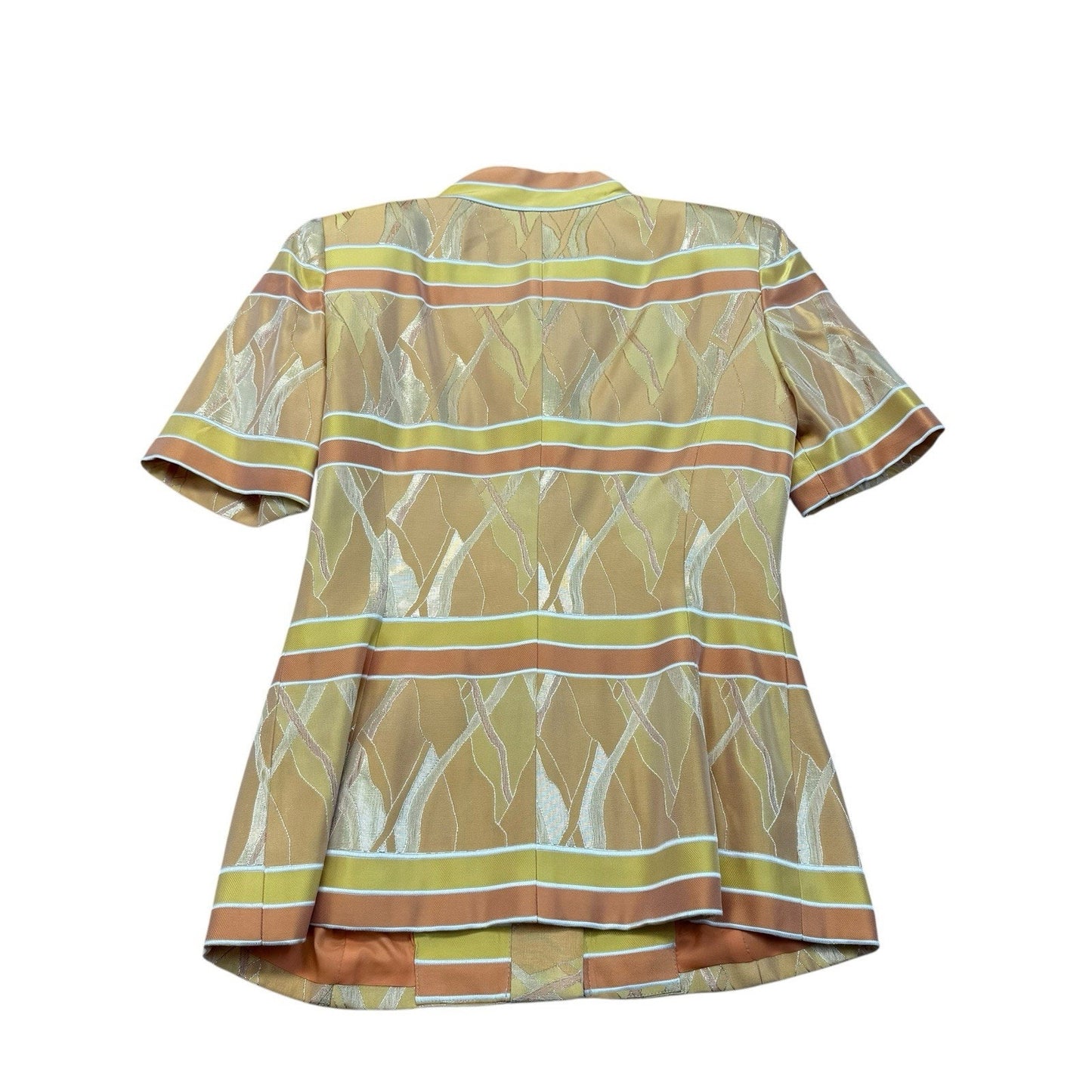 Vintage 60s Victor Costa Nathree Plaid Jacket Skirt Set Pastel Mod 4 Women's