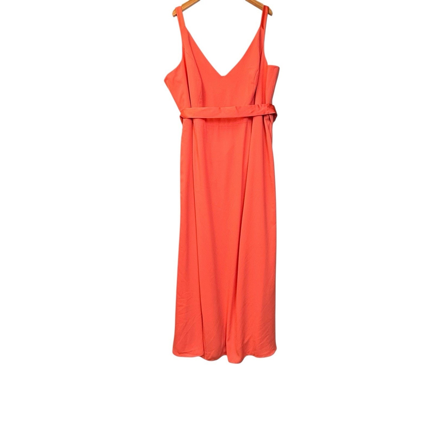 White by Vera Wang Coral Maxi Dress Empire Waist Size 26 Women's