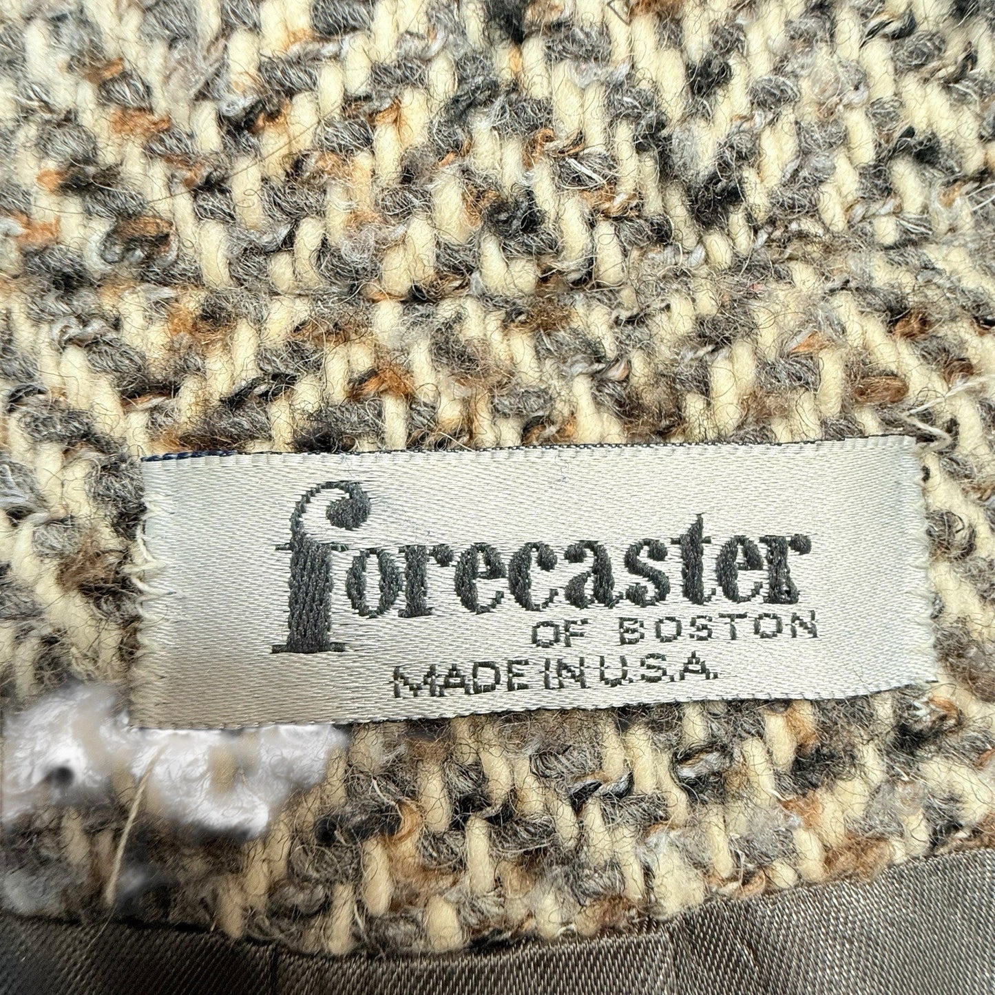 Vintage Forecaster of Boston Wool Tweed Coat 16 USA Women's
