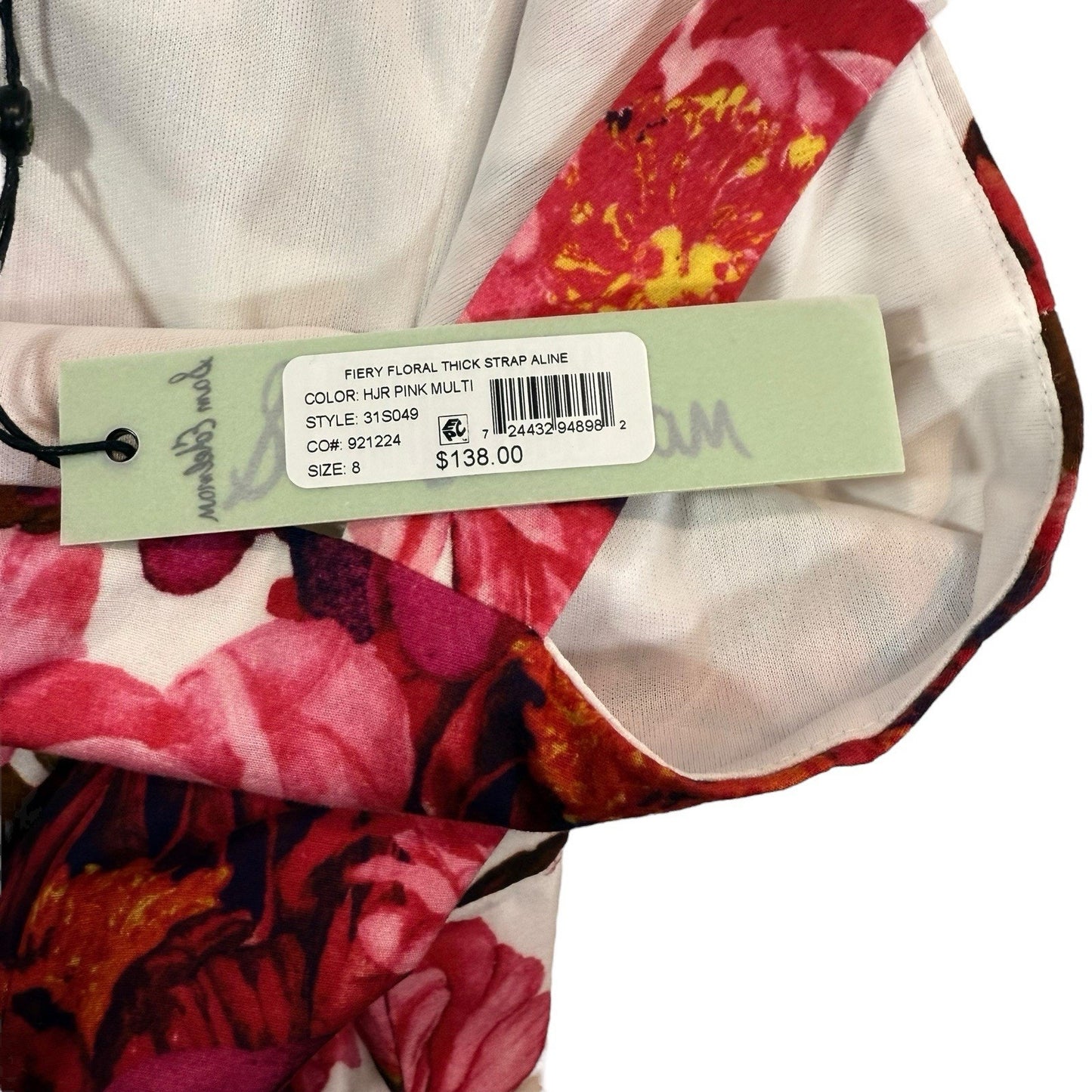 Sam Edelman Floral Maxi Dress Women’s Sz 8 Sleeveless Ruffle Hem Summer NEW $138