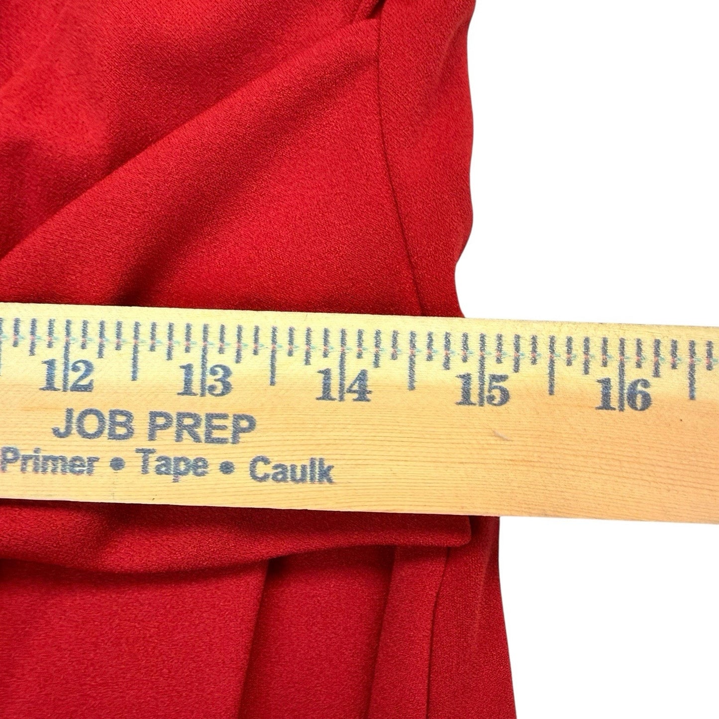 DKNY Red Wrap Dress Long Sleeve Twist Front NWT Size 12 Women's