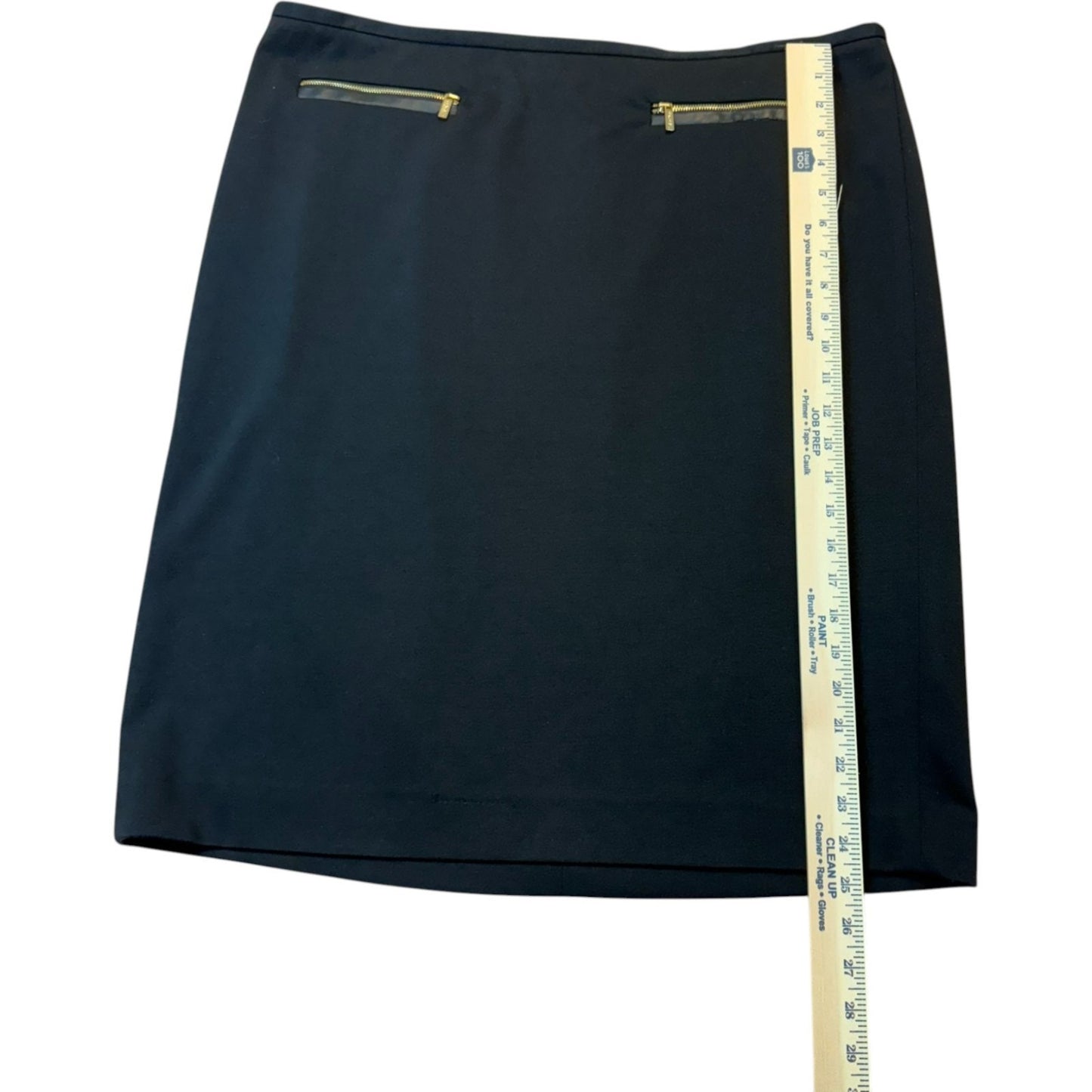 NEW Calvin Klein Women's Size 18 Black Sleek Business Formal Plain Pencil Skirt