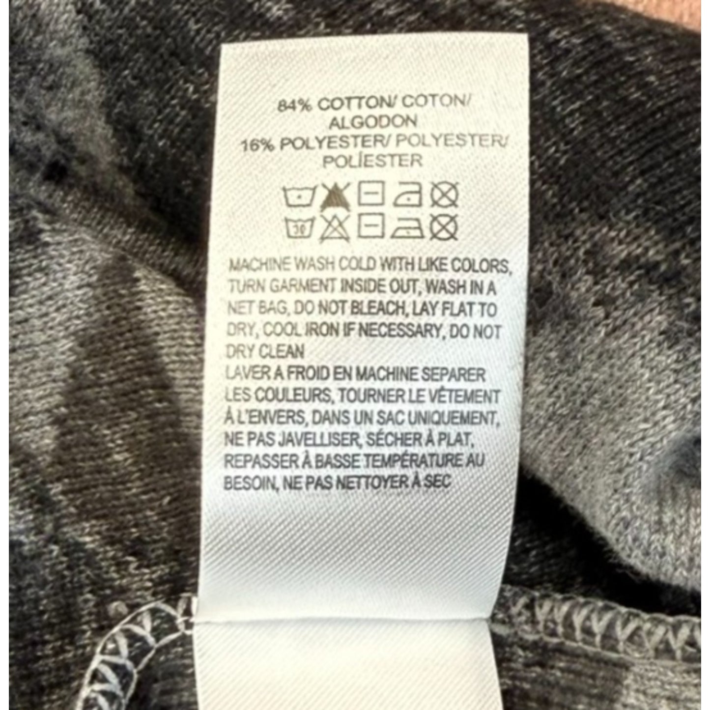 NEW Lucky Brand Women's Open Front Cardigan SP Small Petite Aztec Gray Sweater