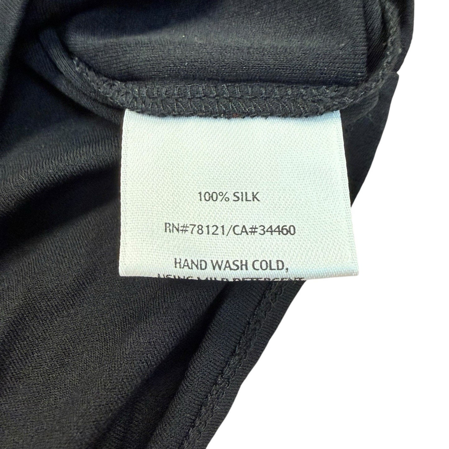 Eileen Fisher Navy Turtleneck Top Women's XS Long Sleeve Minimalist Sweater