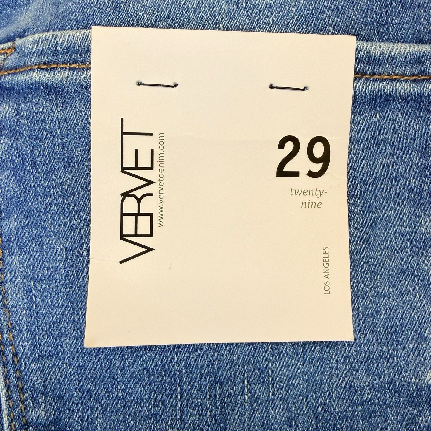 VERVET Skinny Jeans Size 29 Medium Wash Stretch Denim NWT Women's