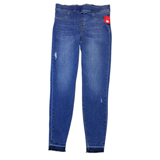 SPANX Pull On Skinny Jeans Blue Stretch Shaping Size Large NWT Women's