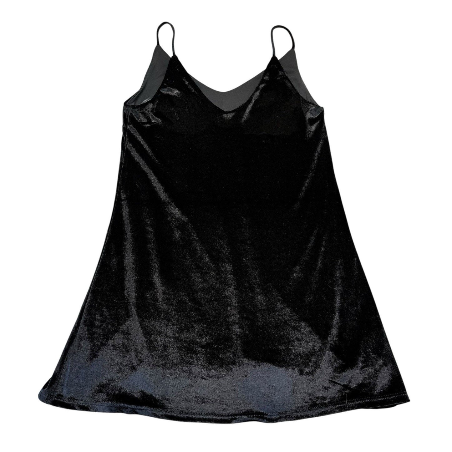 Kalani Hilliker for Alyce Paris Black Velvet Slip Dress XS Women's