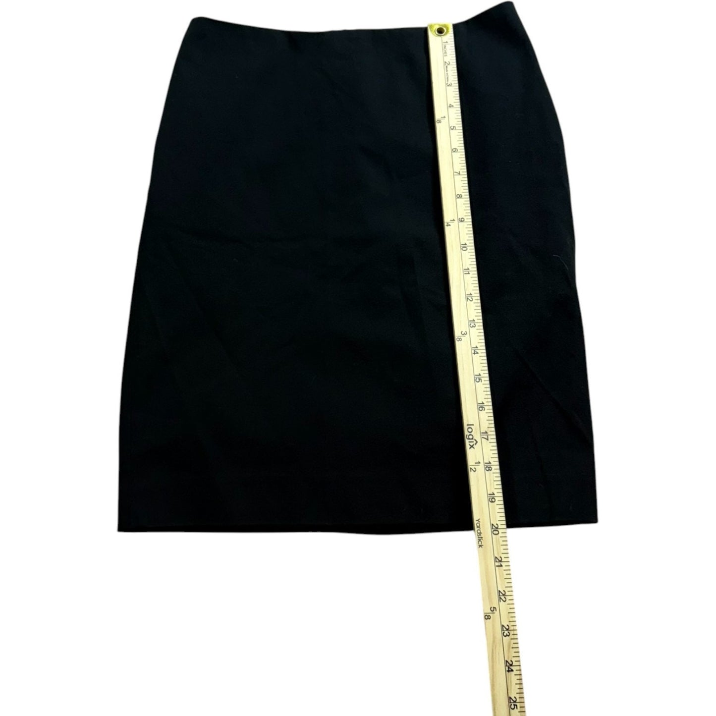 Talbots Petites Black Skirt Size 2P NWT Stretch Cotton Classic Women's