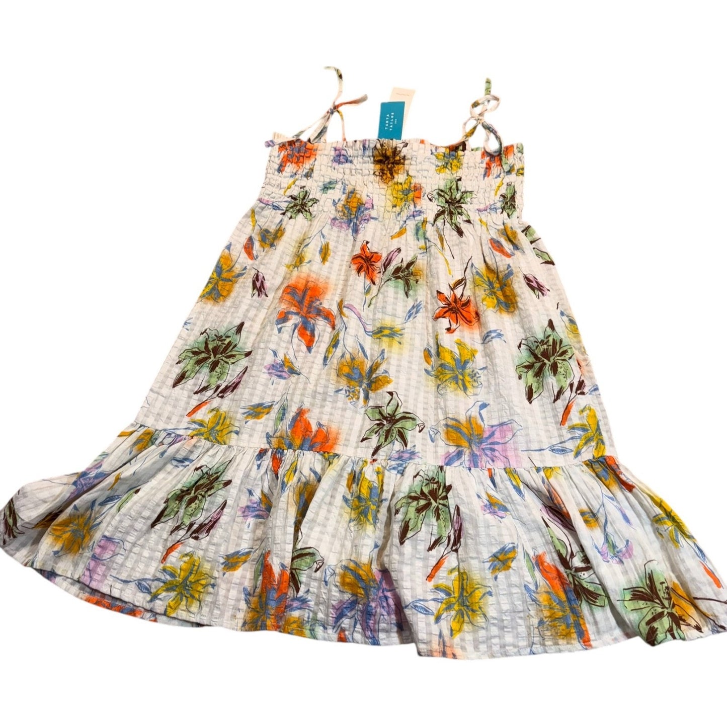 Tanya Taylor Swim Mini Lina Dress Girl's Dress Med Floral Cotton Sundress NWT $125