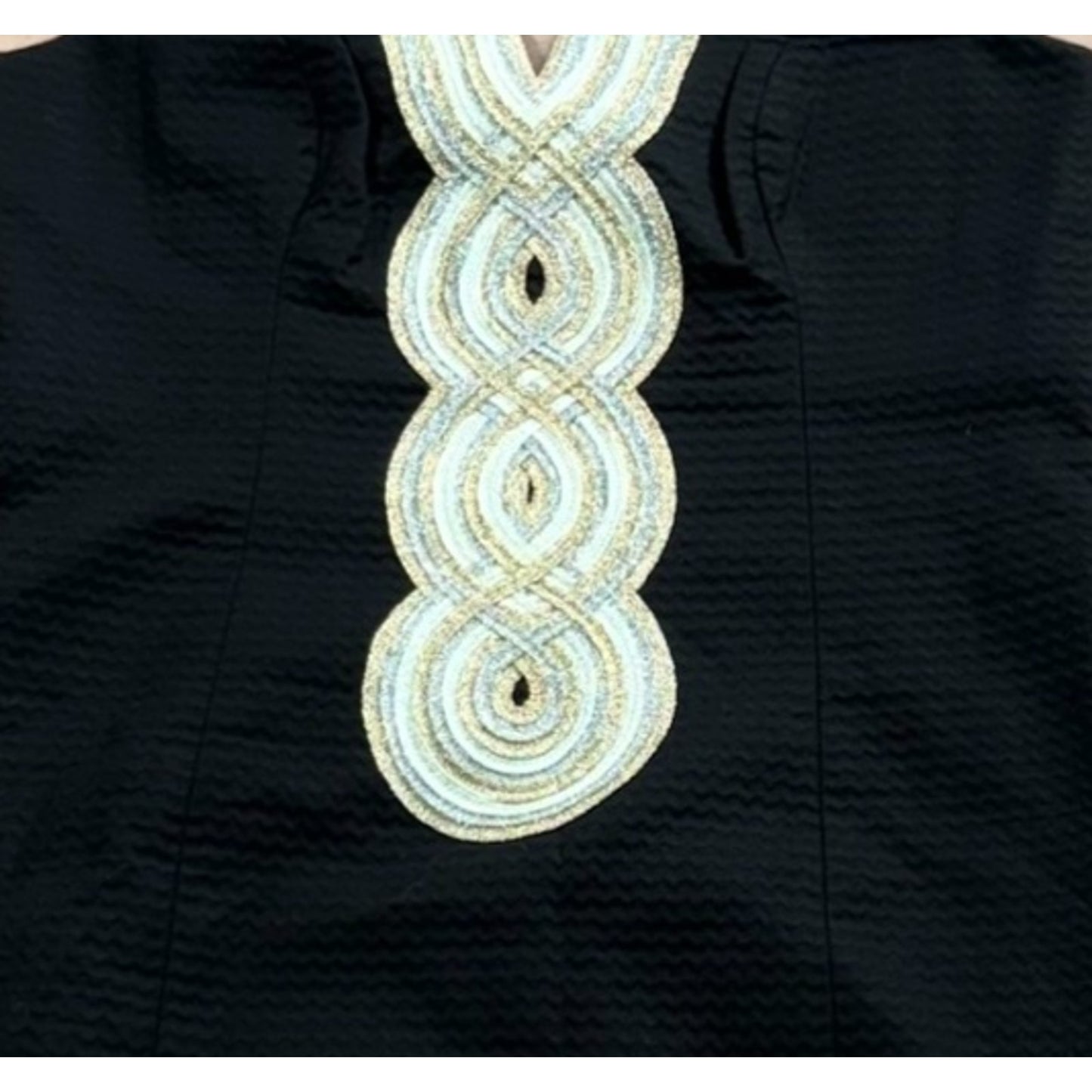 NWT Lilly Pulitzer Valli Shift Dress Black Size 0 Cotton MSRP $198 Women's