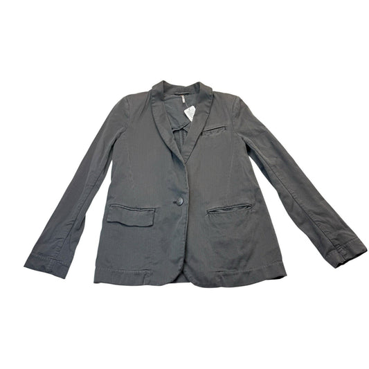 Free People Gray Blazer XS Casual Cotton Jacket Women's