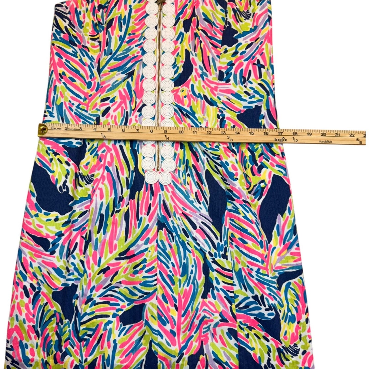 NEW Lilly Pulitzer Women's Size 4 Sleeveless Tropical Sundress Dress 100% Cotton