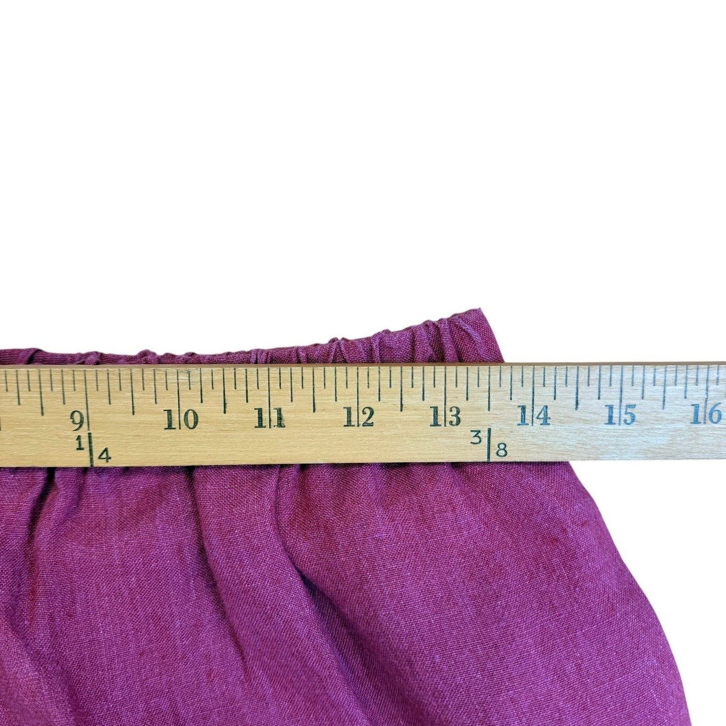 Vintage Eileen Fisher Linen Pants Women’s Pink Elastic Waist Straight Leg 90s