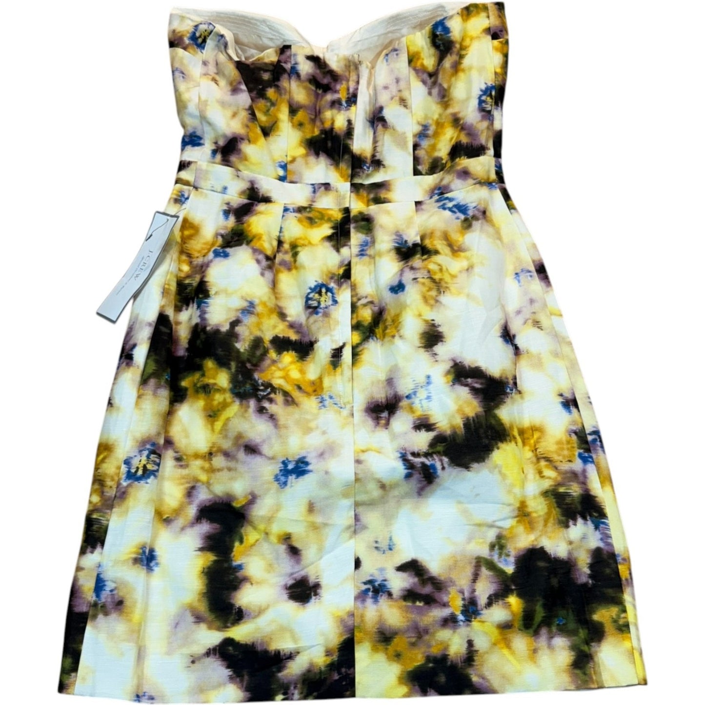NEW J. Crew Women's Size 6 Abstract Tie-Dye Strapless Sweetheart Fit& Flare Dress