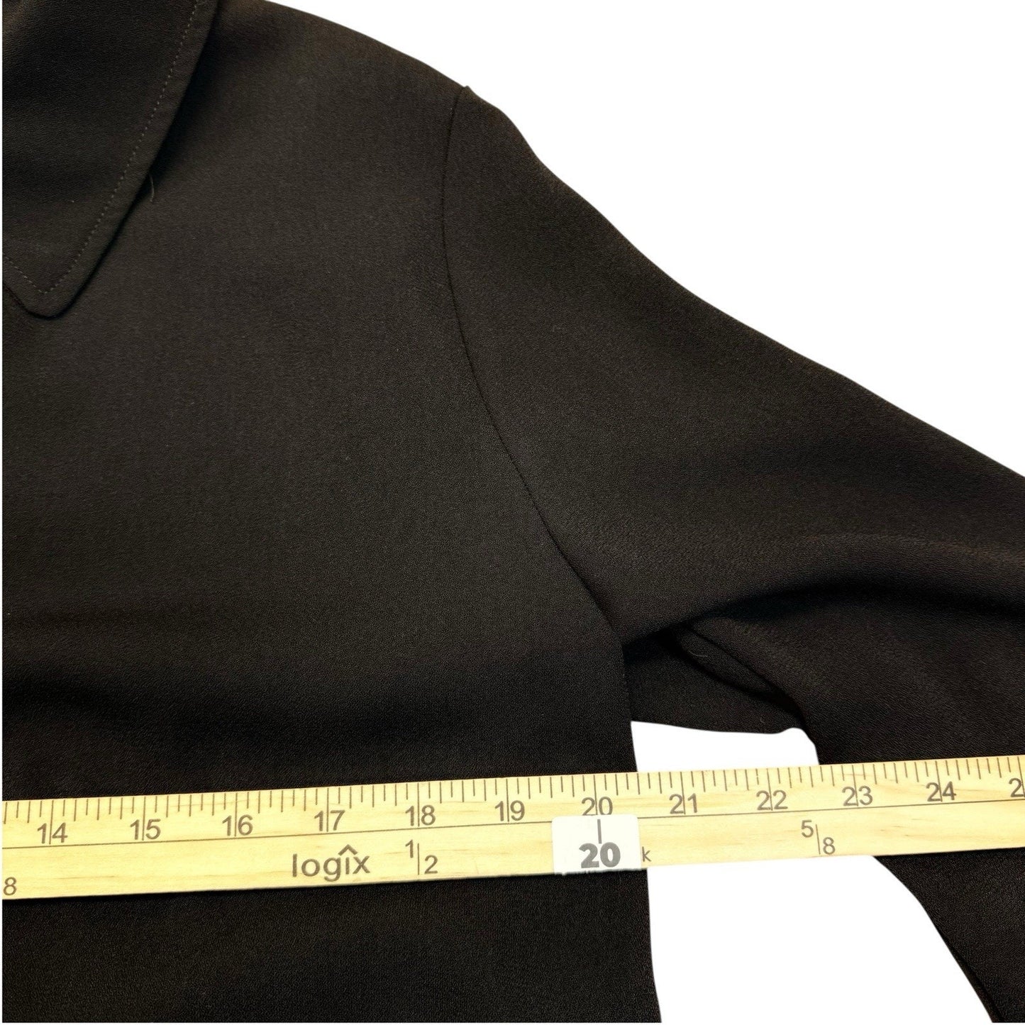 Women's Vintage David Dart Black Button Jacket & Sleeveless Dress Set Petite