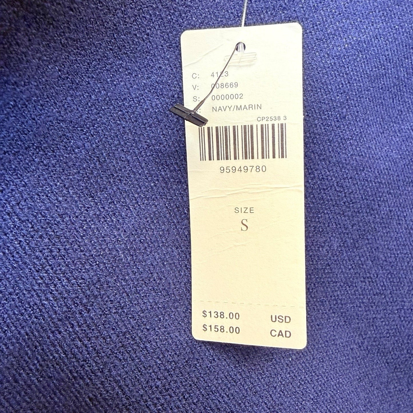 Maeve Anthropologie Blue Wide Leg Crop Pants Contrast Trim S NWT Women's